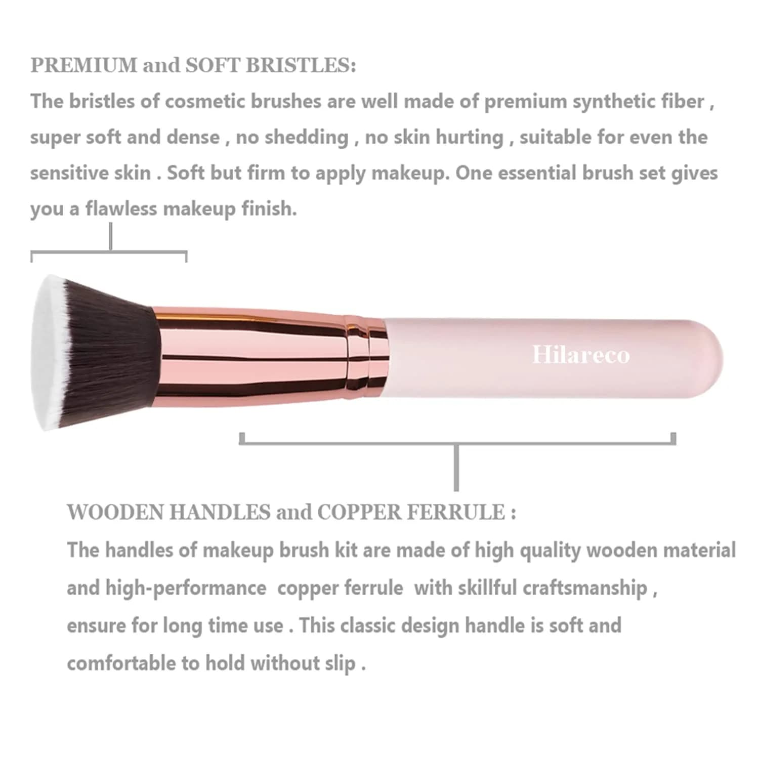 PHOERA Matte Liquide Foundation Full Coverage with Kabuki Brushes (101 Porcelain + 102 Nude) | 30ml (1.01 Fl Oz) | Waterproof & Oil-Controlling - view 6