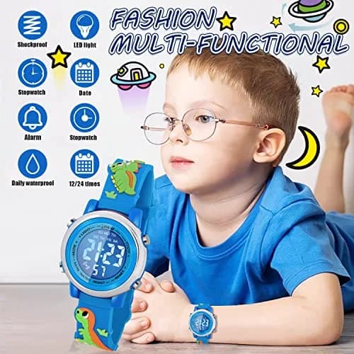 Viposoon Kids Digital Watch for Boys 3-10 Years | Waterproof, Shockproof, Easy Read (70-120 chars) thumbnail 3