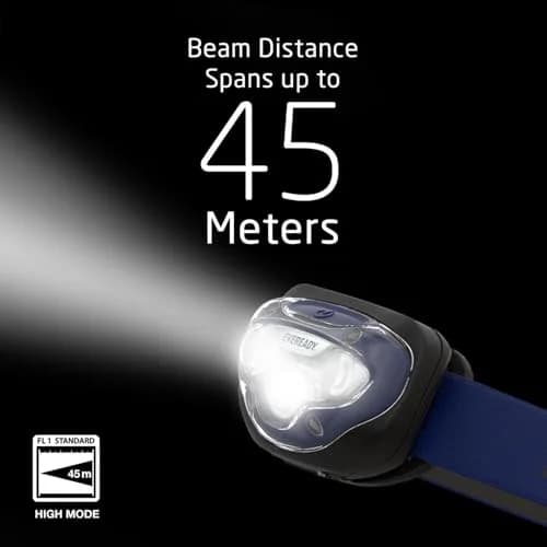 EVEREADY LED Headlamp 200 Lumen | Water-Resistant, Impact-Resistant, 2 Pack thumbnail 3