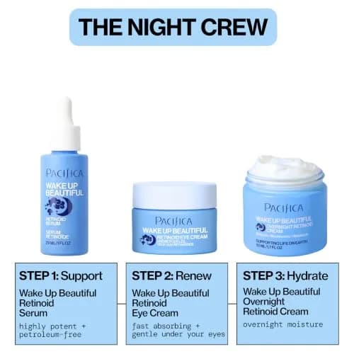 Pacifica Retinol Serum for Face - Wake Up Beautiful Night Serum | Anti-Aging & Brightening, Vegan & Cruelty-Free (1 Fl Oz) thumbnail 8