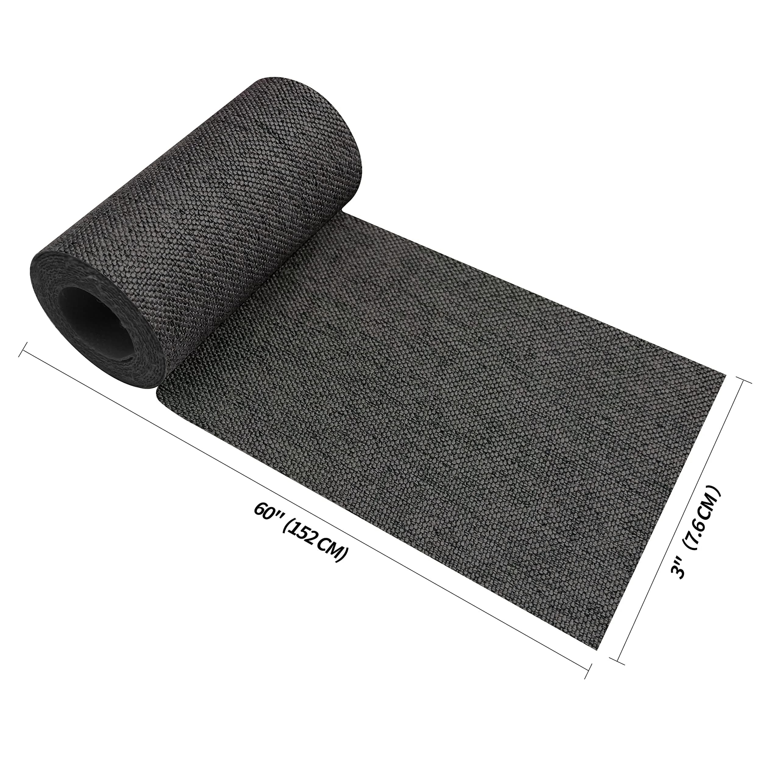 KING MOUNTAIN Dark Grey Linen Canvas Iron-On Repair Patch Roll - Waterproof Fabric Mending Tape (3"x60") - view 2