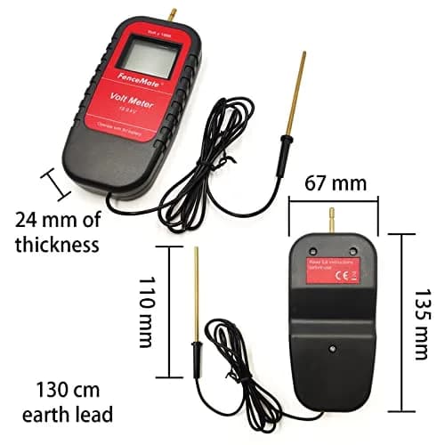 FenceMate Digital Volt Meter for Electric Fence, Range up to 15,000 V | 15kV Output Testing thumbnail 2