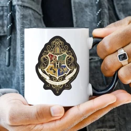 Paper House Productions Harry Potter Knockturn Hogwarts Crest Vinyl Sticker | Moisture-Resistant, 3.6" thumbnail 3