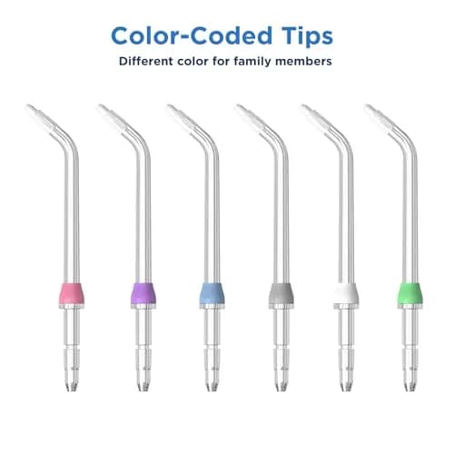 FreFeel Replacement Orthodontic Tips for Waterpik Water Flosser | 6 Count (Pack of 1) thumbnail 5