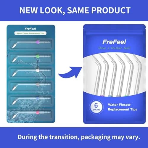 FreFeel Replacement Orthodontic Tips for Waterpik Water Flosser | 6 Count (Pack of 1) thumbnail 6