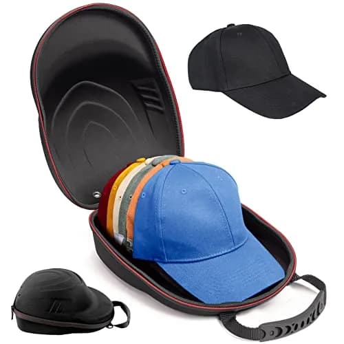 Glamgen Hard Hat Travel Case for 6 Baseball Caps | Protects Shape, Dust-Proof, Lightweight Organizer Bag with Shoulder Strap thumbnail 8