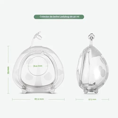 Haakaa Ladybug Milk Collector 40ml (1.4oz) | Soft Silicone Breast Shell for Breastfeeding Moms thumbnail 6