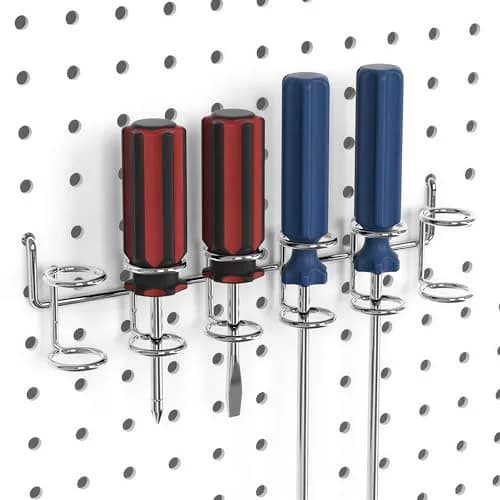 FRIMOONY 117-Piece Pegboard Hook and Bin Set with Peg Locks | Organize Tools, Garage, Kitchen thumbnail 6