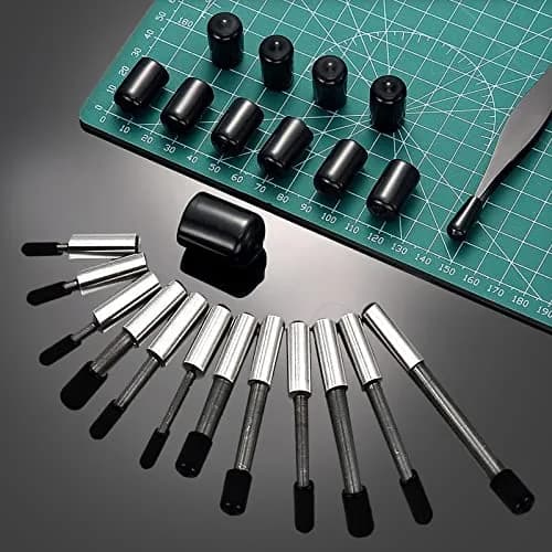 Aleric Rubber End Caps 60pcs | Flexible Screw Thread Protector Covers for Metal Tube Rod (2mm-12mm) thumbnail 4