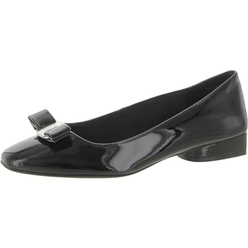 Anne Klein Charleston Women’s Flat | Elegant Comfort & Style in Black, US Size 7.5 thumbnail 1