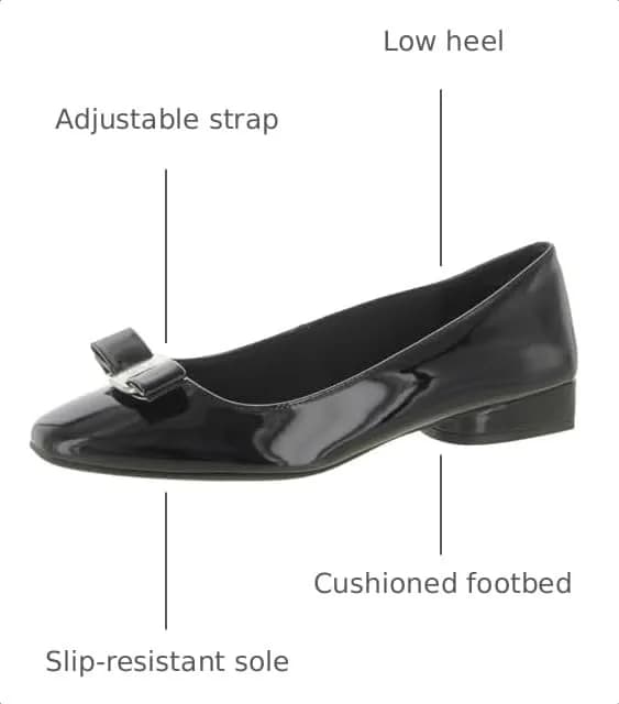 Anne Klein Charleston Women’s Flat | Elegant Comfort & Style in Black, US Size 7.5 thumbnail 4