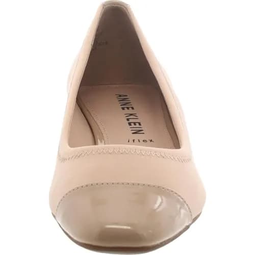 Anne Klein Womens Able Slip-On Flats - Comfortable Classic Dress Shoes for Office, Work & Formal Events, Nude, 6 thumbnail 3
