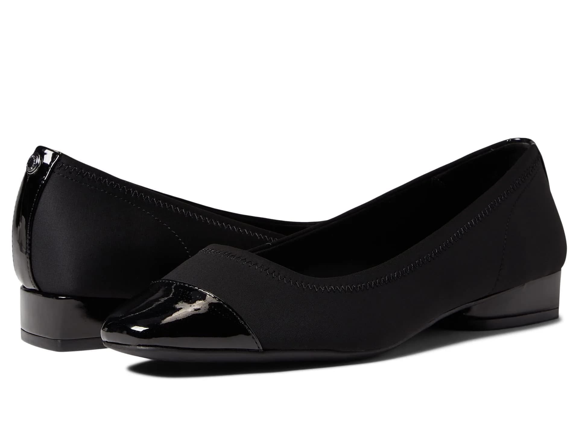 Anne Klein Carlie Ballet Flats Black 7.5 US | Timeless Style & Comfort — Black / 8.5