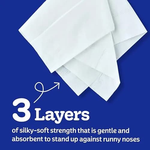 Kleenex Ultra Soft Facial Tissues 60 Tissues per Cube Box | 3-Ply, Hypoallergenic, 4 Cube Boxes thumbnail 5