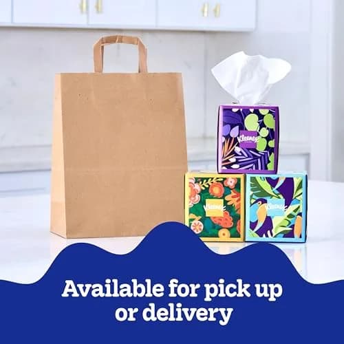 Kleenex Ultra Soft Facial Tissues 60 Tissues per Cube Box | 3-Ply, Hypoallergenic, 4 Cube Boxes thumbnail 8