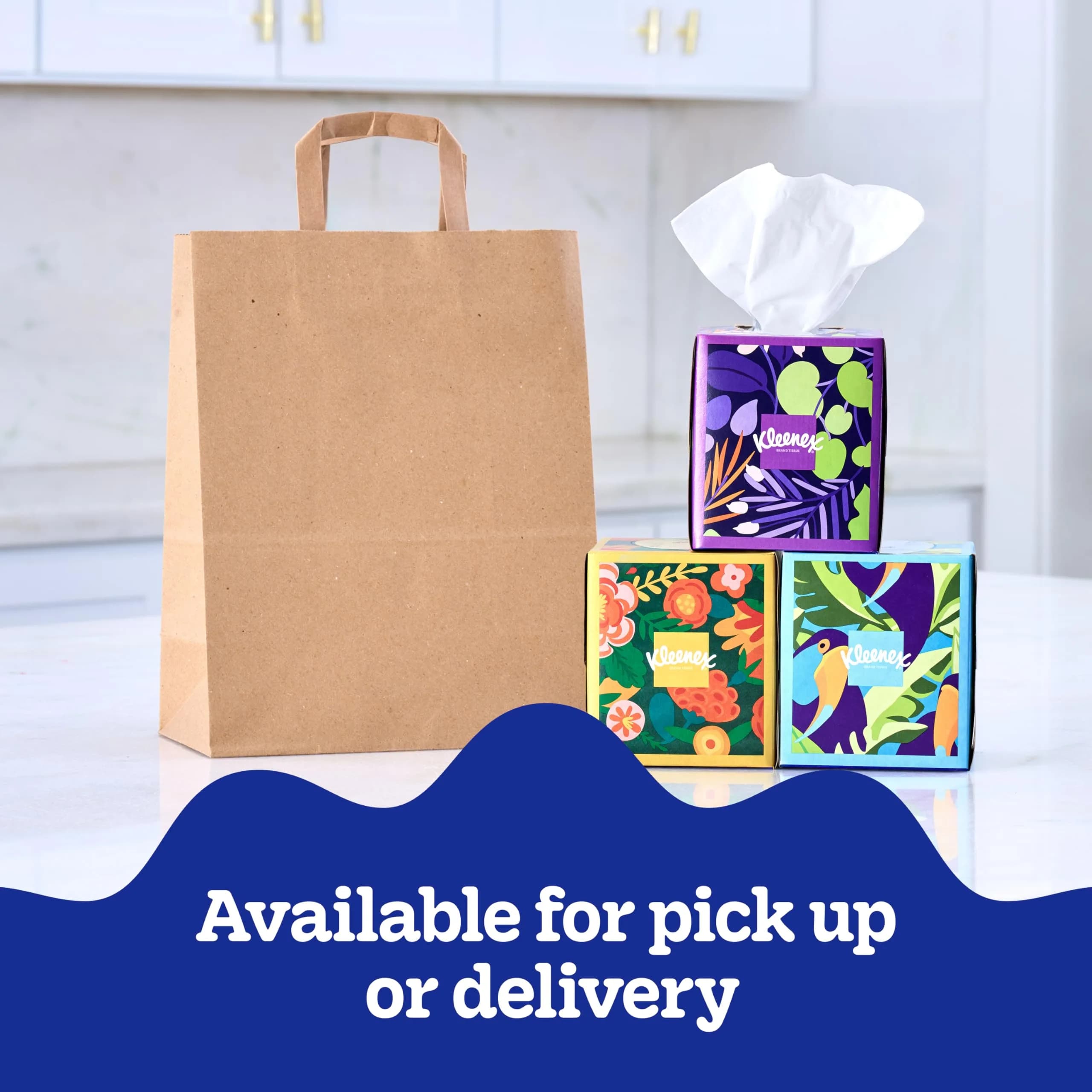 Kleenex Ultra Soft Facial Tissues 60 Tissues per Cube Box | 3-Ply, Hypoallergenic, 4 Cube Boxes - view 8