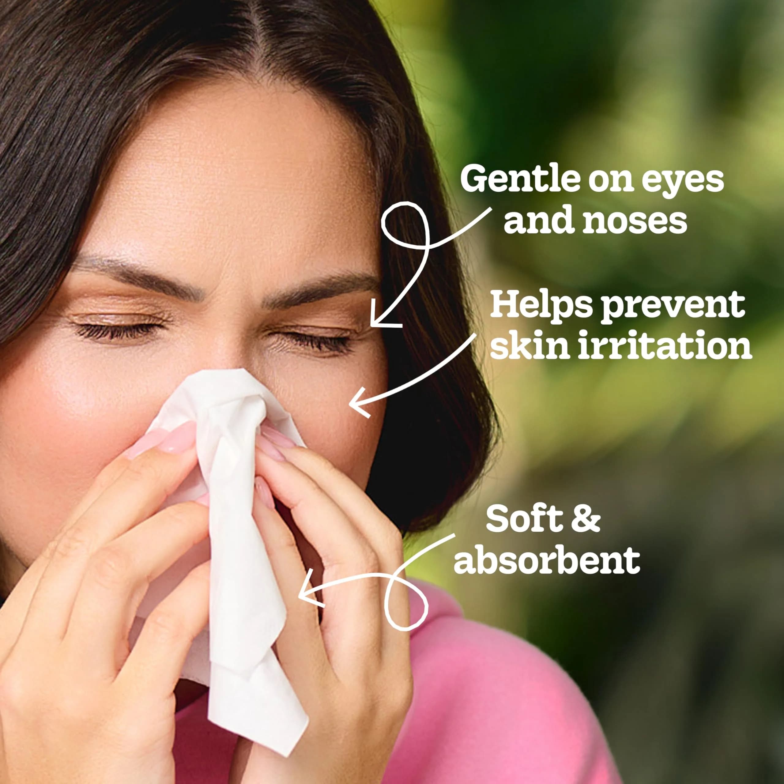 Kleenex Ultra Soft Facial Tissues 60 Tissues per Cube Box | 3-Ply, Hypoallergenic, 4 Cube Boxes - view 2