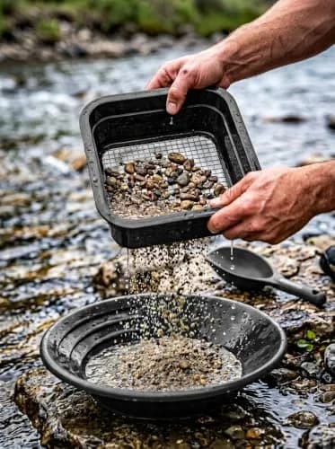 Sluice Fox Gold Sporting_Good Compact Sluice Box & Classifier Set | Portable Prospecting Tool for Remote Gold Panning in India thumbnail 5