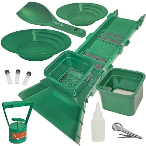 Sluice Fox Compact Gold Panning Kit | Portable Sluice Box & Classifier Pans for Remote Expeditions thumbnail 1