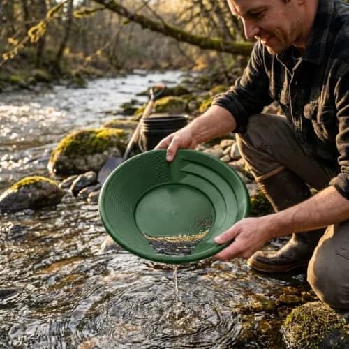 Sluice Fox Compact Gold Panning Kit | Portable Sluice Box & Classifier Pans for Remote Expeditions thumbnail 5