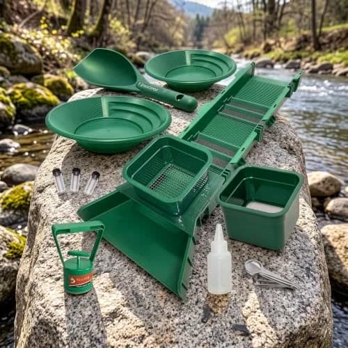 Sluice Fox Compact Gold Panning Kit | Portable Sluice Box & Classifier Pans for Remote Expeditions thumbnail 2