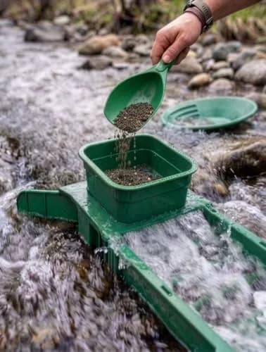 Sluice Fox Compact Gold Panning Kit | Portable Sluice Box & Classifier Pans for Remote Expeditions thumbnail 3
