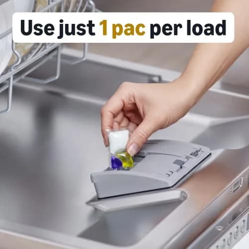 Amazon Basics Triple Action Dishwasher Pacs Lemon Scent 90 Count | Powers Away Food and Stains thumbnail 6