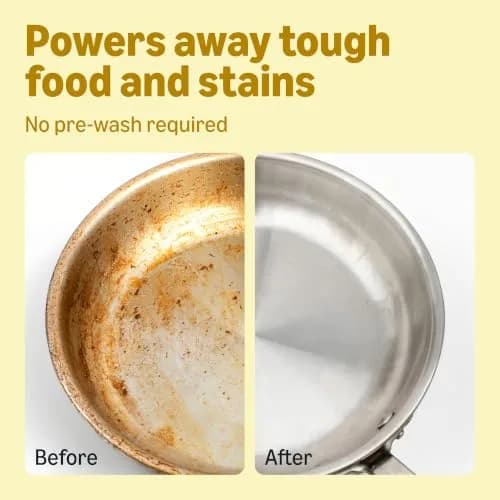 Amazon Basics Triple Action Dishwasher Pacs Lemon Scent 90 Count | Powers Away Food and Stains thumbnail 3