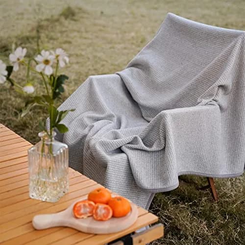 ACUSHLA Merino Wool Camping Blanket 79" x 63" | Breathable, Warm & Soft for Outdoors & Home thumbnail 2