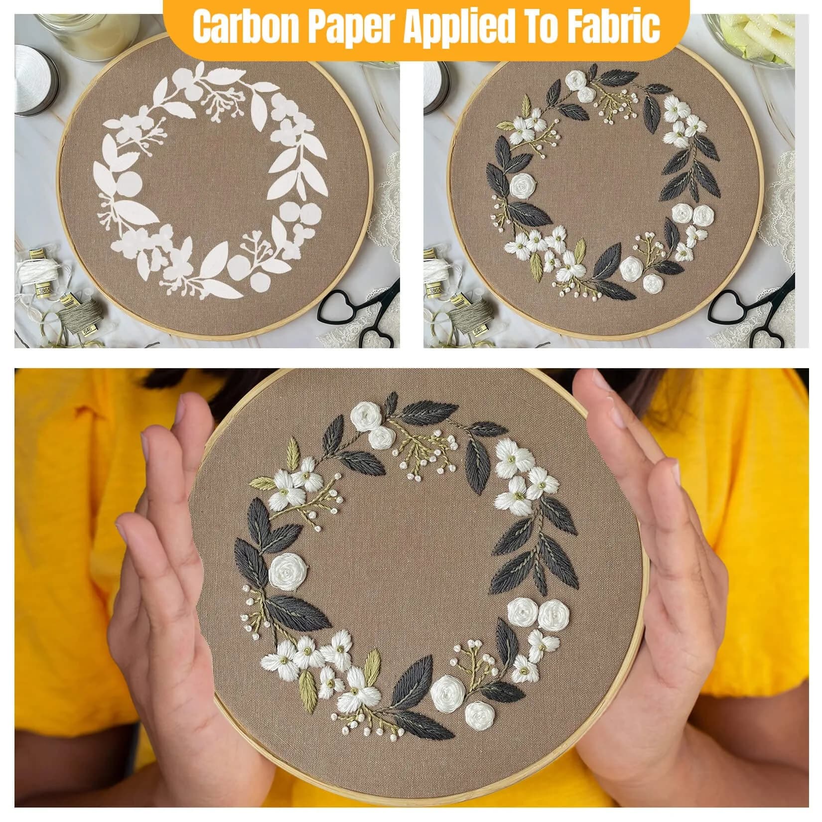 PSLER White Carbon Paper for Tracing - 30Pcs A4 Graphite Transfer Paper | Durable Art Media Paper - view 6