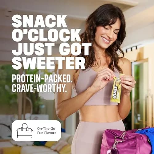 BUILT Puff Protein Bars Banana Cream Pie 17g (0.5 oz) | 17g Protein, Low Sugar, Gluten-Free thumbnail 6