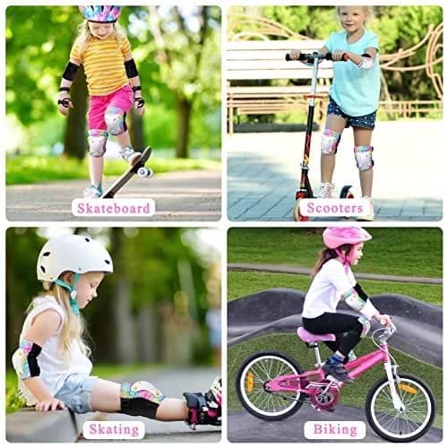 FIODAY Kids Protective Gear Set with Drawstring Bag | Small Size (3-8 Years) thumbnail 6