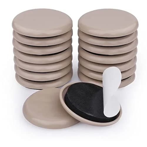 EASTWONDER Furniture Sliders for Carpet & Hardwood Floors, 16 Pack 2 Inch | Heavy Duty Adhesive, Easy Floor Protection thumbnail 1