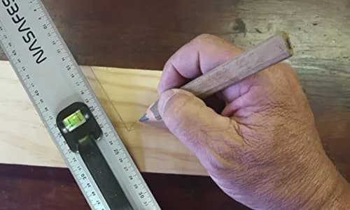 Nasafes Aluminum Straight Edge Ruler with Handle, 55cm (21.6") | Safe Cutting & Measuring Tool thumbnail 6