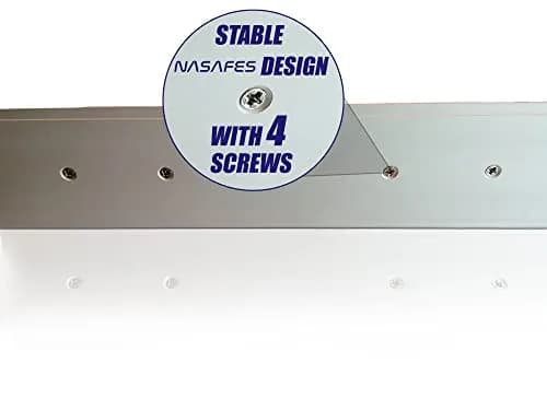 Nasafes Aluminum Straight Edge Ruler with Handle, 55cm (21.6") | Safe Cutting & Measuring Tool thumbnail 7