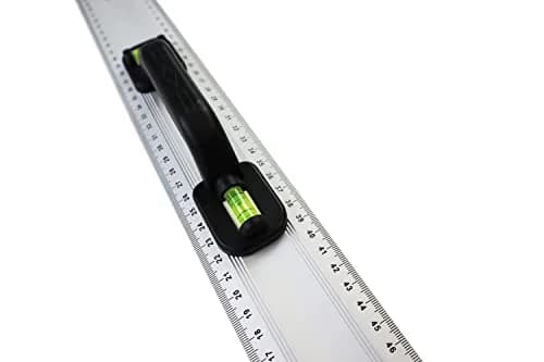 Nasafes Aluminum Straight Edge Ruler with Handle, 55cm (21.6") | Safe Cutting & Measuring Tool thumbnail 8