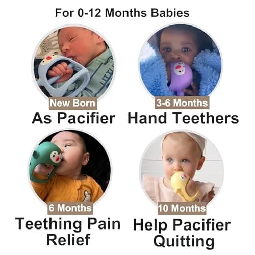 Smily Mia Penguin Teether | BPA-Free Silicone Baby Teething Toy for 0-6 Months thumbnail 2