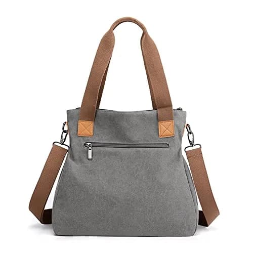 SNUG STAR Multi-Color Striped Lattice Canvas Handbag | 62cm x 32cm x 12cm thumbnail 2
