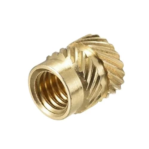 uxcell Knurled Insert Nuts, 60Pcs M5 x 8mm L x 7mm OD | Brass Heat Set for 3D Printing thumbnail 4