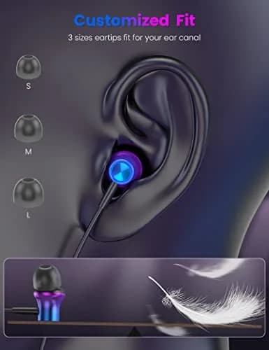 iMangoo MFi-Certified Wired Earbuds for Lightning Connector | Purple, 114dB Sensitivity thumbnail 6