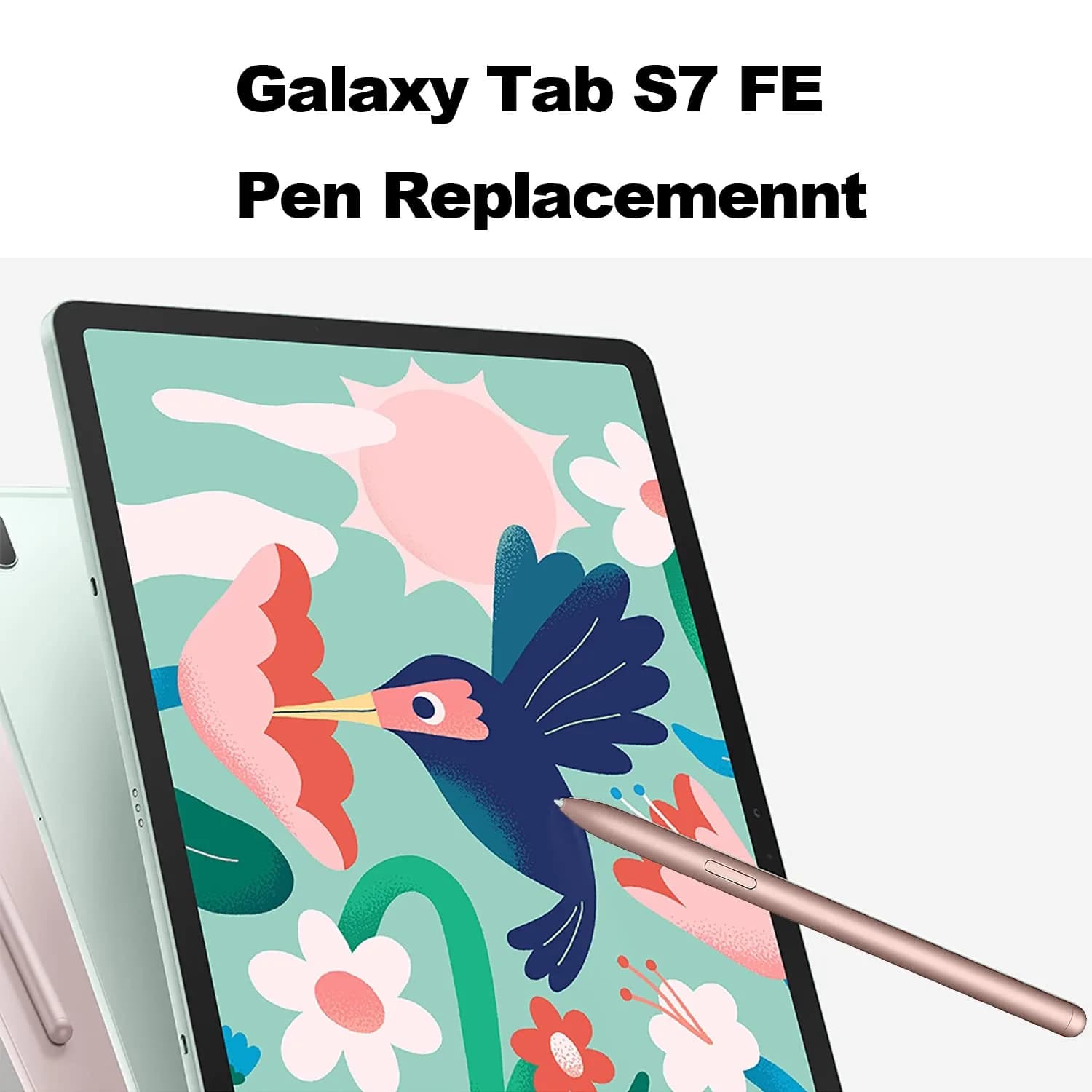 Peixiong Mystic Pink Stylus Pen for Samsung Galaxy Tab S7, S7+ Plus, S7 FE | Compatible with Tab S4, S6, S8 Series - view 2