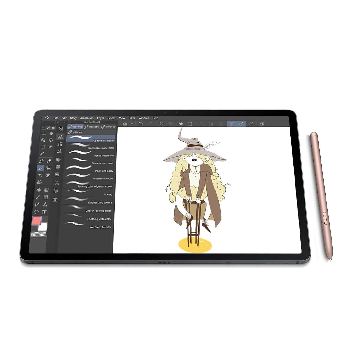 Peixiong Mystic Pink Stylus Pen for Samsung Galaxy Tab S7, S7+ Plus, S7 FE | Compatible with Tab S4, S6, S8 Series - view 4