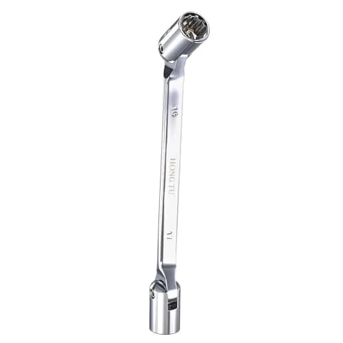 uxcell 16mm x 17mm Flexible Head Socket Wrench | 180 Degree Rotation for Mechanical Repair thumbnail 5