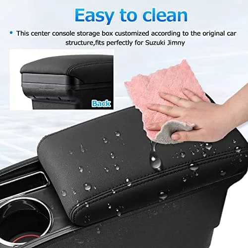 Autorder Center Console Storage Box for Suzuki Jimny JB64W/JB74W 2018-2025 | Custom Fit Armrest with Cup Holder thumbnail 7
