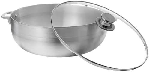 Uniware Heavy Gauge Aluminum Caldero Set of 6 | 1.7-13 QT | Superior Heat Distribution thumbnail 5