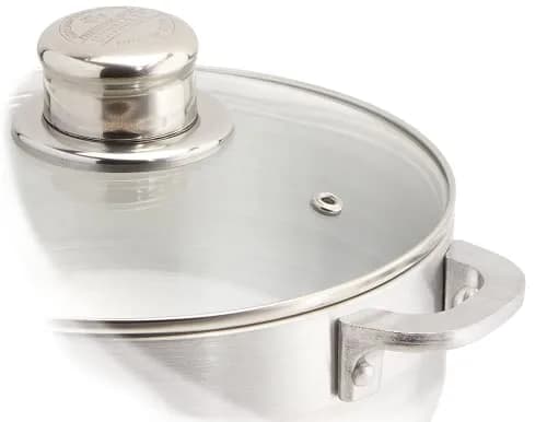 Uniware Heavy Gauge Aluminum Caldero Set of 6 | 1.7-13 QT | Superior Heat Distribution thumbnail 2