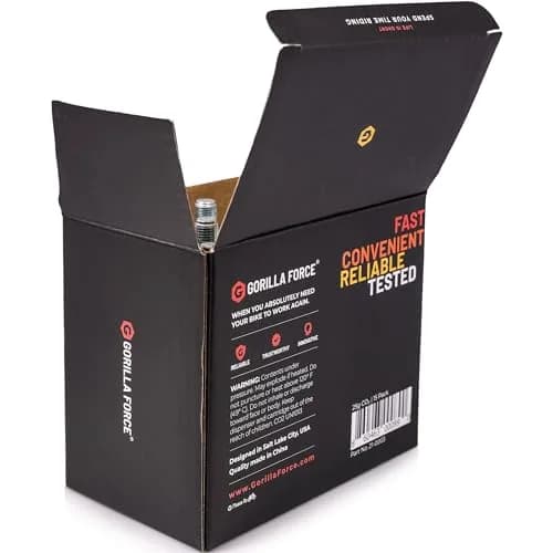 Gorilla Force 25g CO2 Cartridges (15 Pack) | Universal Bike Tire Inflator Refills thumbnail 4