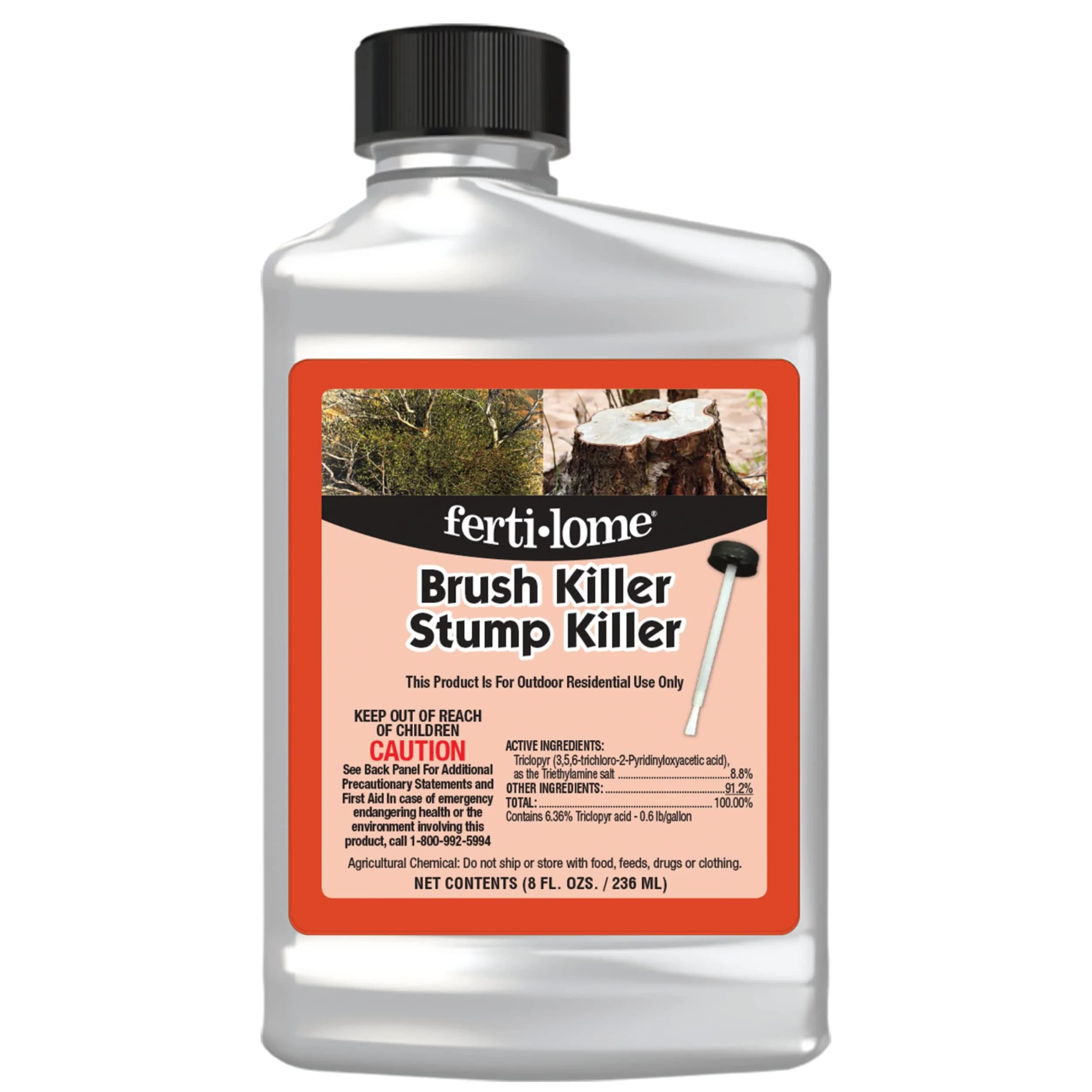 Fertilome Brush Killer & Stump Killer Woody Plant Control 237ml (8 oz) | Kills Stumps, Vines, and Woody Plants - main product image