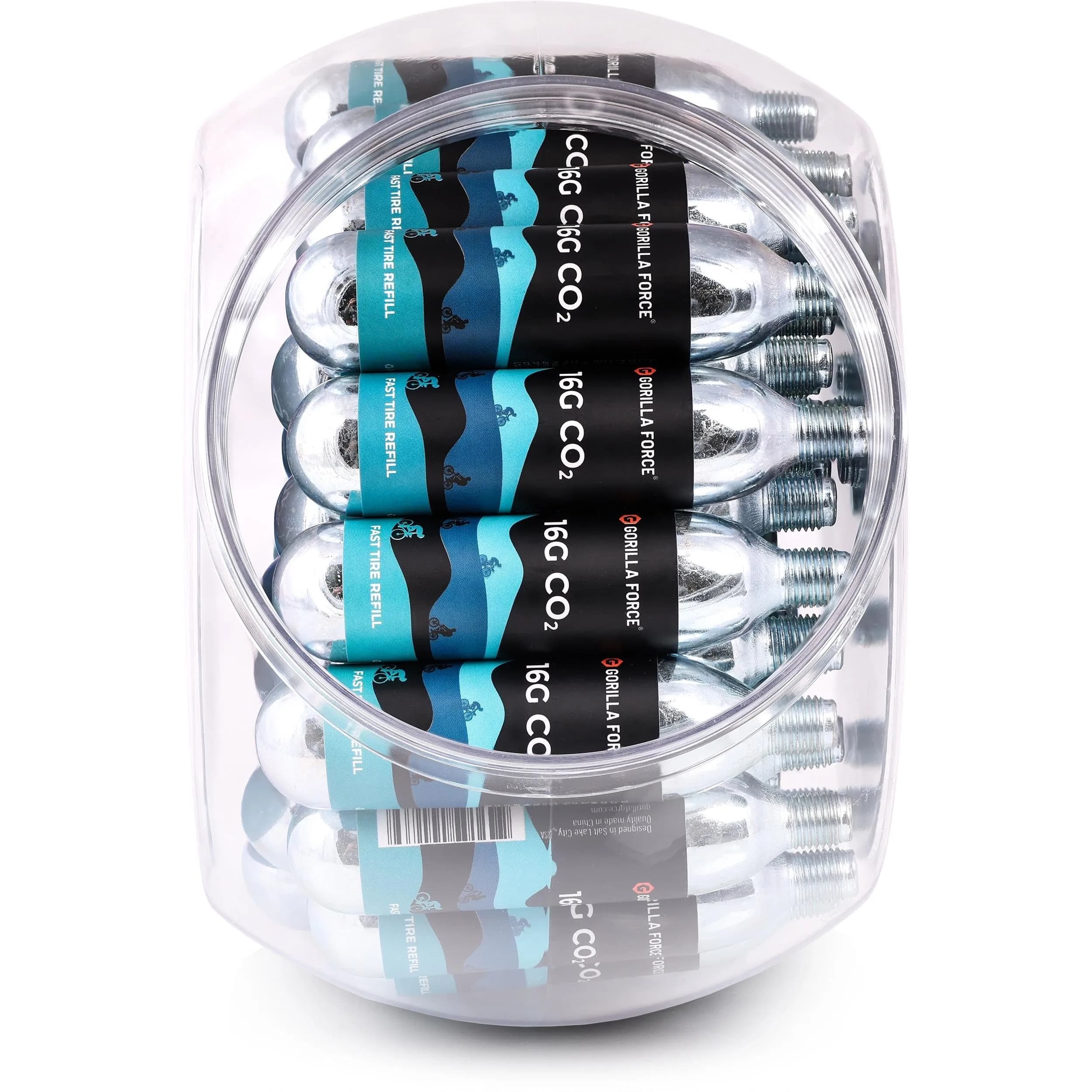 Gorilla Force 16g CO2 Cartridges 40-Pack | Threaded Refills for Bike Tire Inflators - view 5