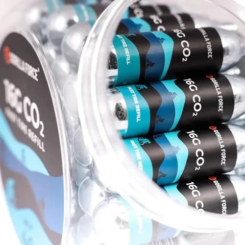 Gorilla Force 16g CO2 Cartridges 40-Pack | Threaded Refills for Bike Tire Inflators thumbnail 6